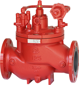 Pressure reducing valve for fire extinguishing equipment