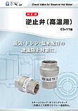 Check valve (for high temperature) CS-11 type