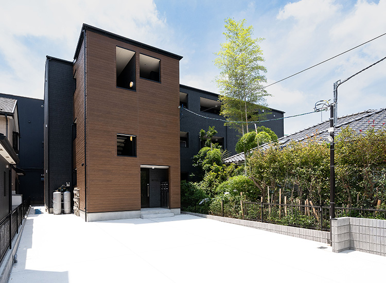 社員寮外観_相模原工場